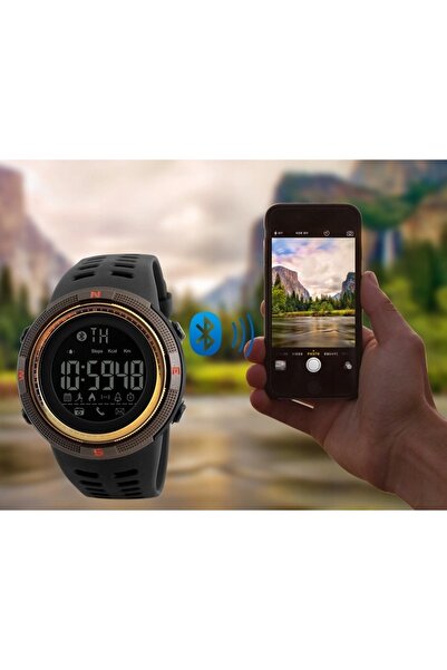 Skmei Ceas bărbătesc Bluetooth pedometru contor de calorii kilometraj multifu...