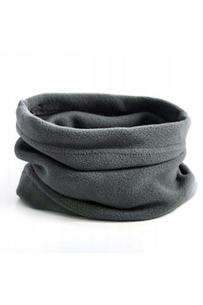 NO BRAND 3x guler din fleece negru închis
