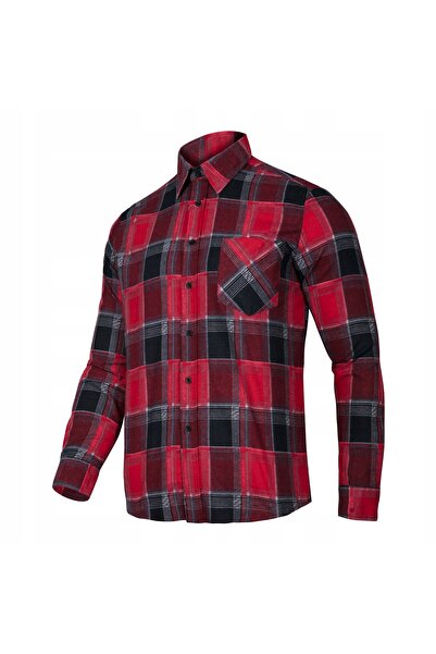 NO BRAND Cămașă din flanel cu carouri roșii Lahti Pro – Mărimea M