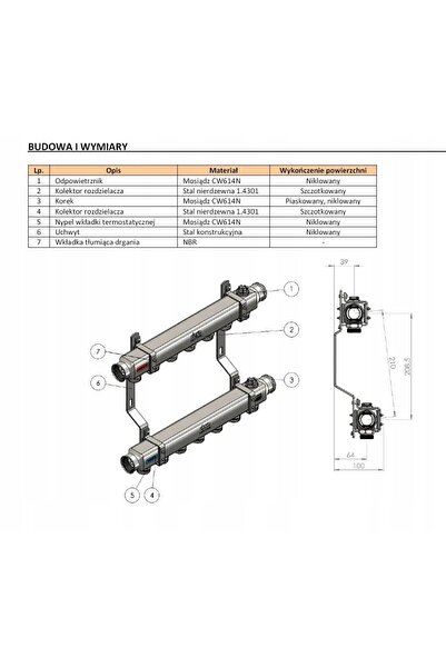 NO BRAND Splitter de instalare C.O. 12 circuite Duro D/S-RN-CO-12