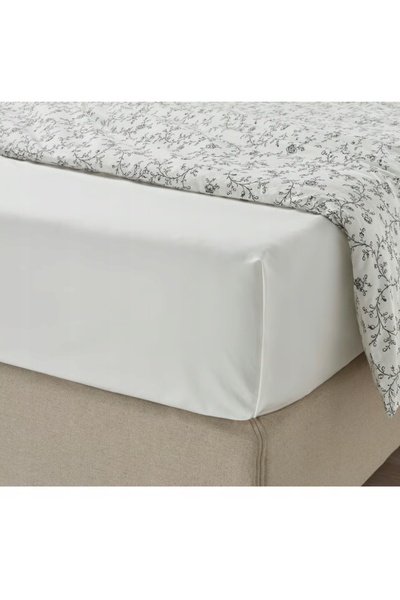NO BRAND IKEA ULLVIDE cearșaf de pat alb 150x260 cm