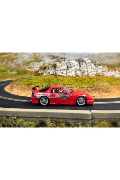 NO BRAND Mașină Scalextric Fast and Furious Mazda RX7 Dom Toretto