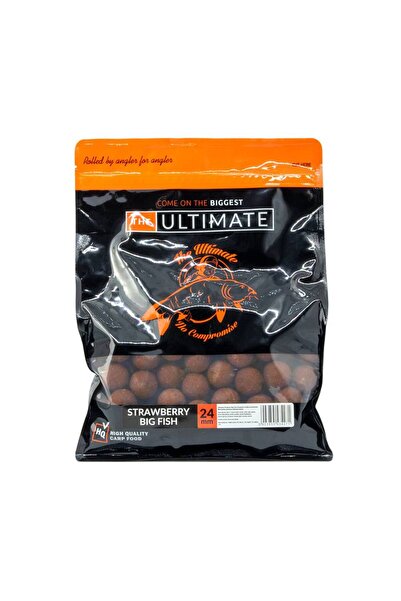 NO BRAND Ultimate Strawberry Big Fish 24mm 1kg bile de momeală