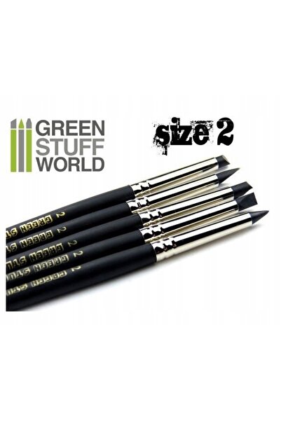 NO BRAND Pensule din silicon Color Shapers BLACK, 5 buc.