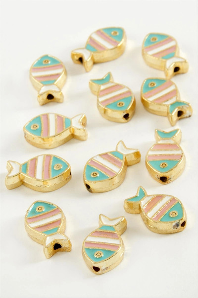 SORA GROUP Fish Enamel Bracelet and Pendant Apparatus 1 Piece