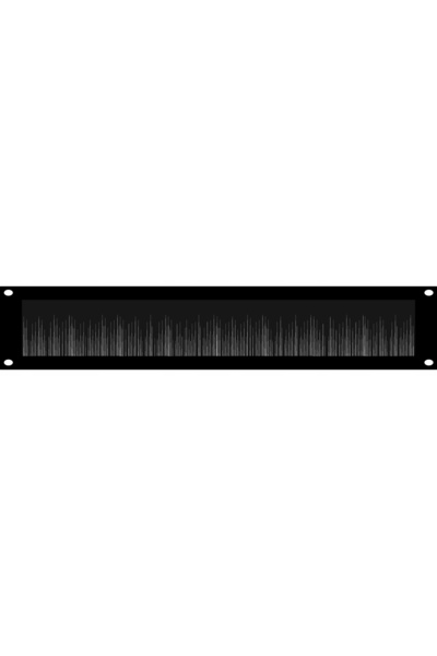 NO BRAND Panou mască pentru rack, din oțel, 19 " 2U, Adam Hall 87222 BRUSH