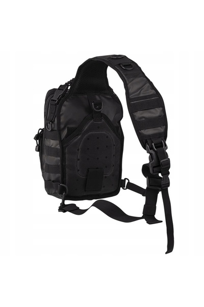 NO BRAND Rucsac militar Mil-Tec cu o singură bretea, tip asalt, 10-20 L, negru