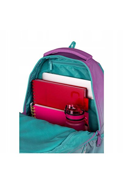 NO BRAND Rucsac școlar cu multiple compartimente, termoizolant, mov, albastru...