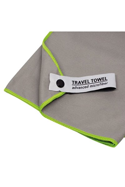 NO BRAND Prosop cu uscare rapidă din microfibră M Cărbune - TravelSafe