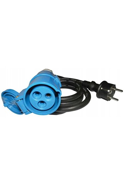 NO BRAND Cablu prelungitor adaptor CEE Schuko pentru camping și turism 150cm ...