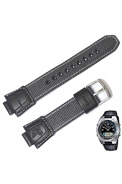 Casio CUREA ORIGINALĂ NEAGRĂ DIN PIELE ȘI MATERIAL PENTRU CEAS AMW-700B