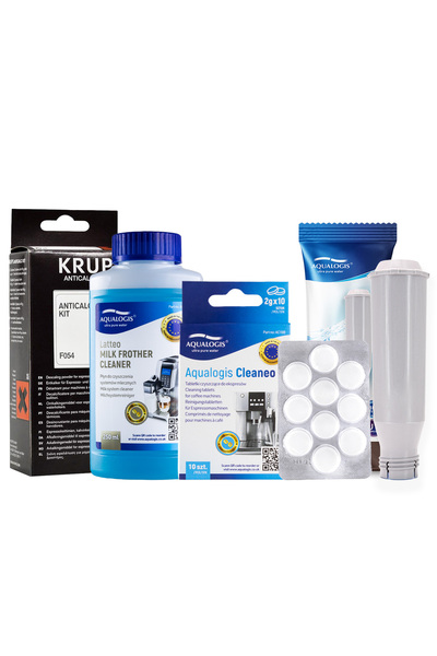 NO BRAND Filtru de apă AL-TES46 Pentru Krups + F054 + Cleaneo + Latteo 0,25L