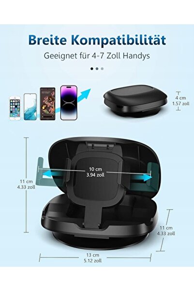 OEM Suport auto pentru telefon, rotativ la 360 de grade