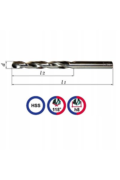BAILDON Burghiu pentru metal NWKa 18,5 MM BHH Polish