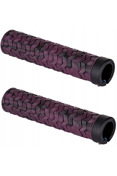 KELLYS BIKES Manșoane rotative GRIPY Kellys POISON SINGLE LockOn violet închis