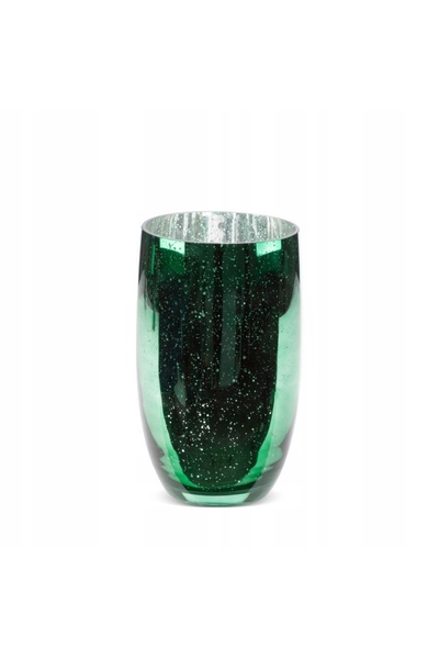 NO BRAND Vază decorativă din sticlă MOLLY (FI) 16X28 CM VERDE