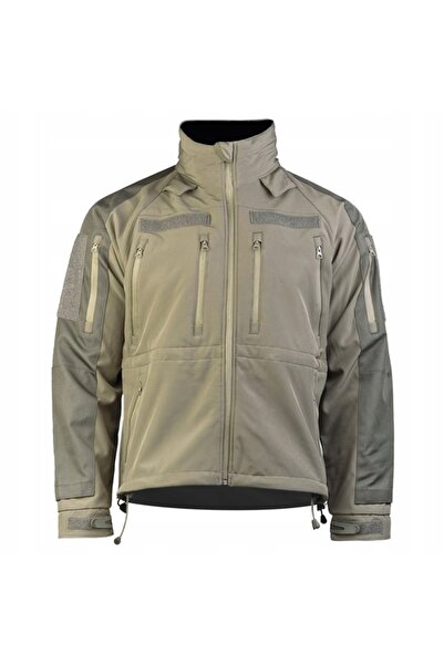 Mil-Tec Jachetă de ploaie Softshell Plus fără glugă - Oliv L
