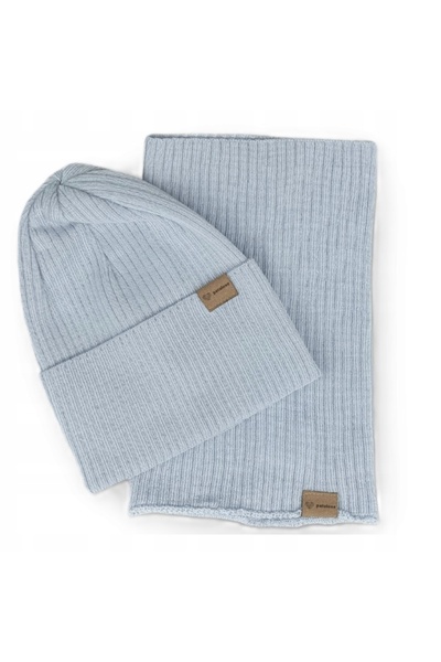 NO BRAND Set Merino pentru toate anotimpurile - căciulă și guler termic ALBAS...