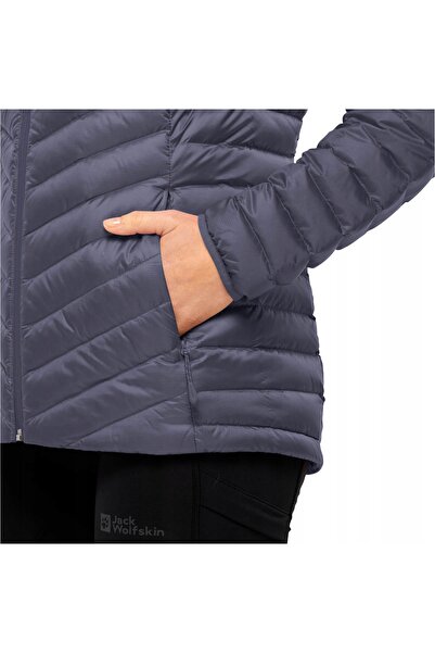 Jack Wolfskin Geacă de puf pentru femei Passamani cu glugă - Delfin - M