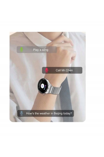 Rubicon SMARTWATCH BĂRBAȚI NEGRU CHIAMATELLI MUSCATA ECG BT 320mAh !