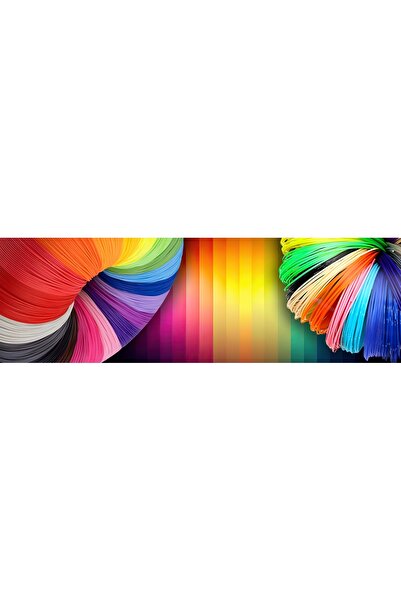 NO BRAND Rezerve de filament PLA pentru stilou 3D, culori asortate, 500m, 1.75mm
