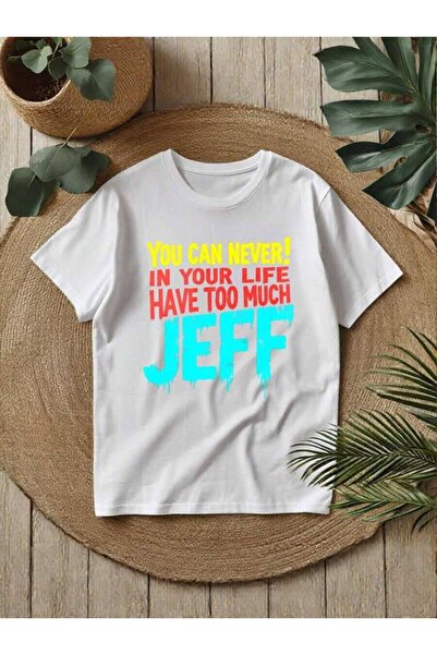 2BIR Men's 'You Can Never Have Too Many Jeffs' Graphic T-Shirt - Casual Crew ...