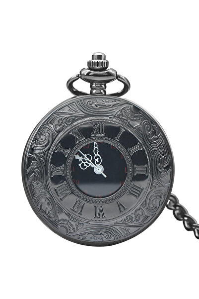 Choice3 black Retro Charm Neutral Fashion Hollow Roman Digital Carving Quartz...