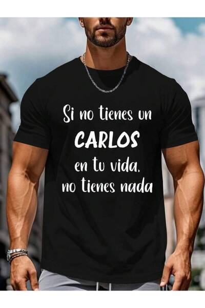 NOURAM Men's Spanish Quote T-Shirt, "If You Can't Find Carlos" Inspirational ...