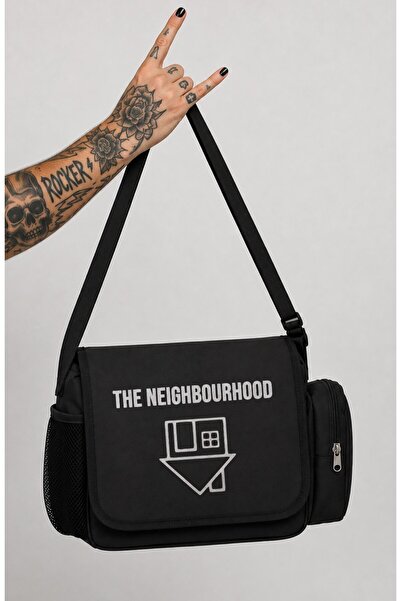 Fuddy Moda Unisex Rock Band the Neighbourhood Printed Messenger Bag
