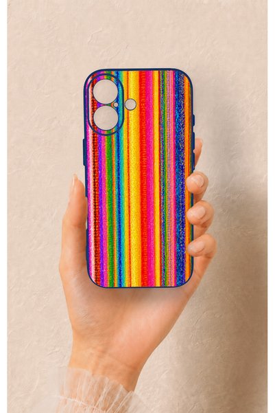 Vip Case iPhone 17 Compatible Colorful Patterned Silicone Case