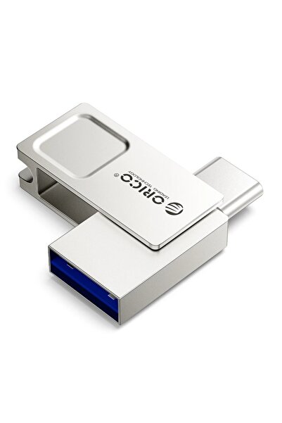 Orico Stick USB U301 64GB, USB 3.2 Gen 1, USB-A/USB-C, Argintiu