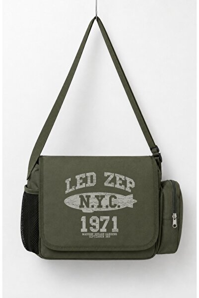 Fuddy Moda Unisex Rock Band Led Zeppelin Led Zep 1971 Printed Messenger Bag