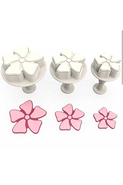 DALKIR GIDA Propeller Flower Presser 3-Piece Dough Shaper