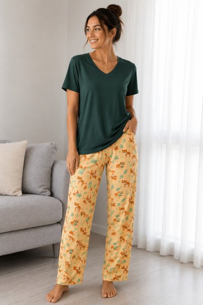 mixxtrend Women's cotton pajama set