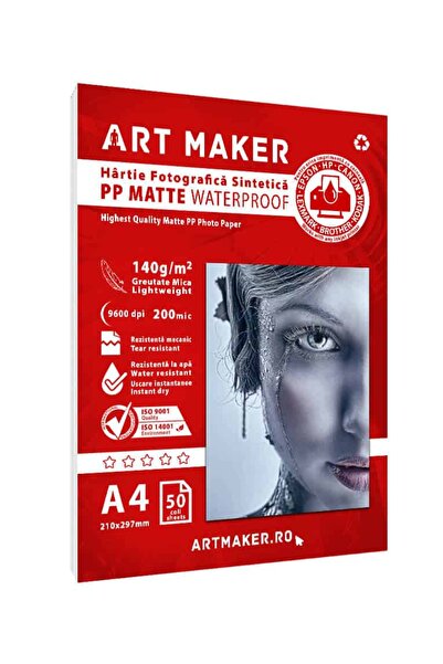 Art Maker Επιφάνεια πολυπροπυλενίου PP, A4, 50 φύλλα