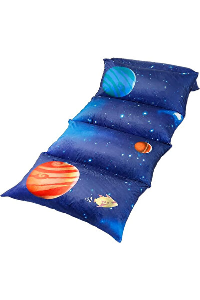 OEM Husă de saltea pentru podea, cu imprimeu galaxie, mărime Queen, 224x66 cm