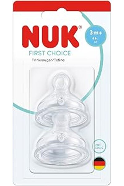 syncticaret NUK First Choice Silikon Biberon emziği, M