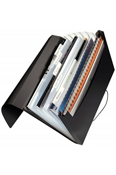 NO BRAND TECZKA Z 6 PRZEGR. LEITZ SOLID BLACK