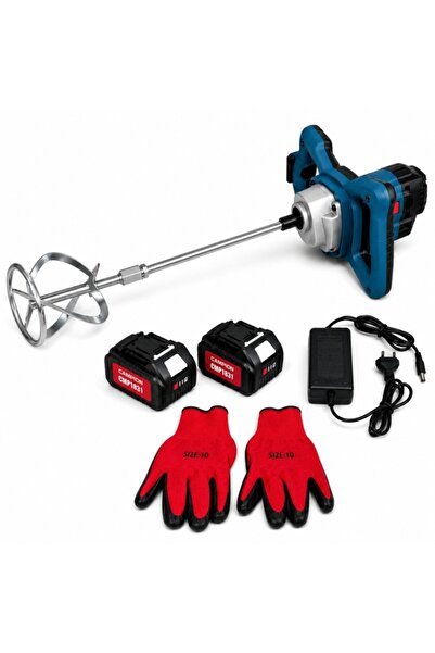 Campion Mixer electric pentru mortar, cu 2 acumulatori 48V, 0-850RPM, paleta ...