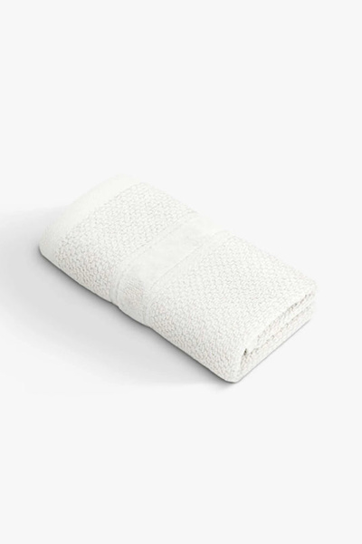 Green Black Anna Cream 100% Cotton Hand Towel