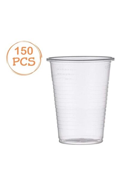 OEM Set of 150 Transparent Plastic Cups 200ml