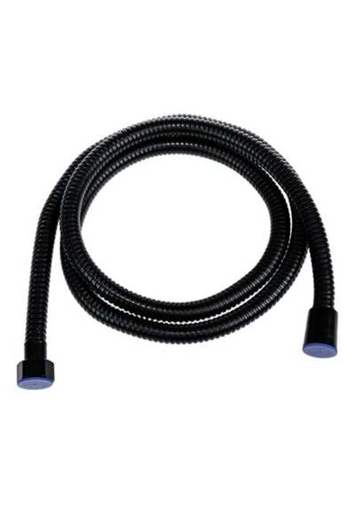 OEM Furtun Spiralat pentru Dus din Otel Negru 1/2" - 1.5m