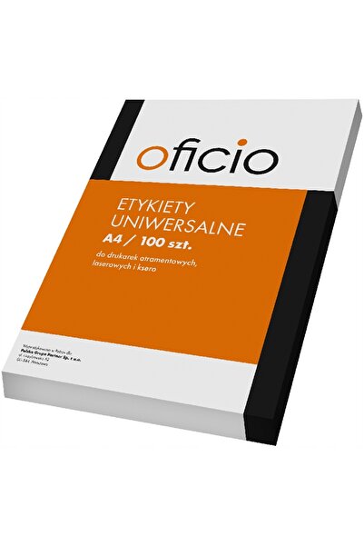 NO BRAND Etichete autoadezive din hârtie A4 Oficio Nr. 30 210x148 mm 100 buc x 3