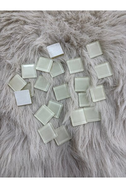 Karsan Mozaik Sanatsal Kristal Mozaik KS-01 23x23mm Beyaz (250gr)