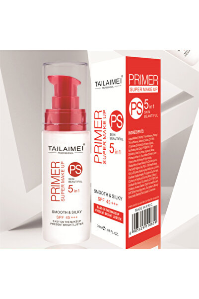 TLM Primer de Machiaj Tailaimei SPF45, Matifiant, Hidratant, Transparent, 30ml