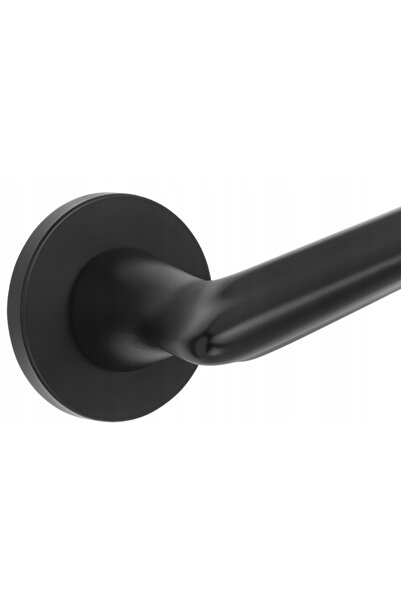 NO BRAND Mâner Kuchinox FORMELIA rozetă rotundă negru mat subțire 6mm KFA_900A