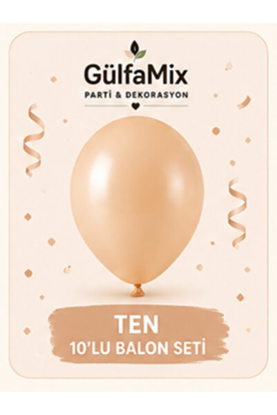 GÜLFAMİX مجموعة من 10 بالونات (اللون حسب اختيارك) | لأعياد الميلاد والاحتفالا...