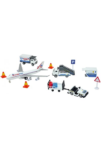 Dickie Toys Set de joaca aeroport Airport Playset cu 13 piese