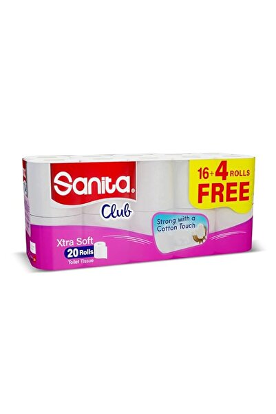 Generic Brand Sanita Club Napco Sanita Club Toilet Tissue 16 + 4 Rolls