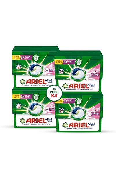 Generic Brand Ariel Floral Breeze All-in-1 Pods, 15 count, Laundry Detergent ...